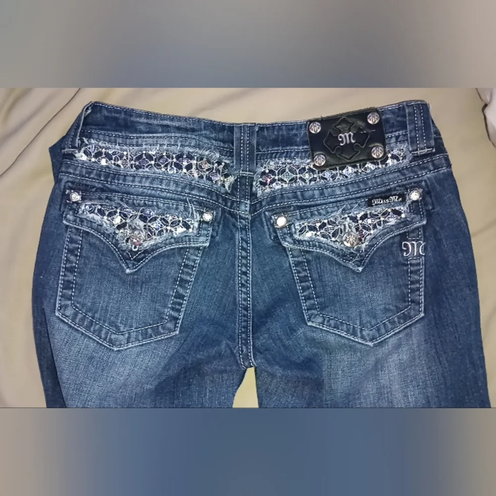 Miss Me Women's Dark Blue Boot Cut Jeans - Picture 2 of 4